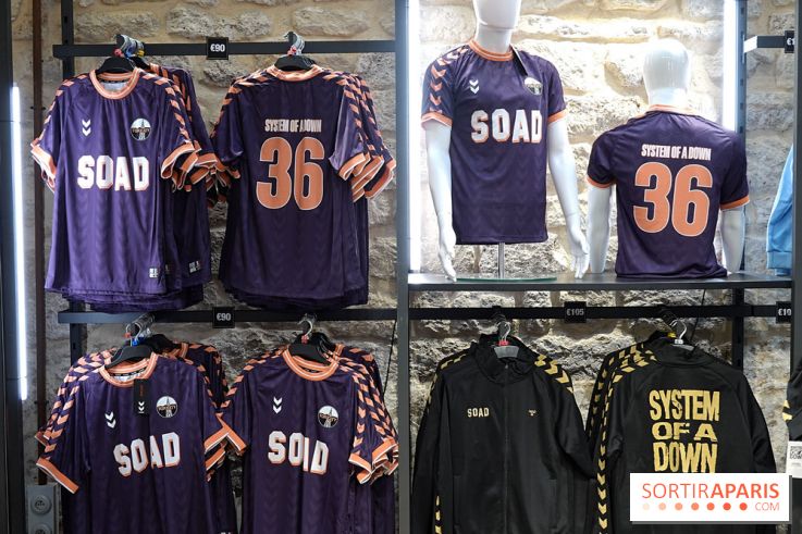 Pop-up store System of a Down à Paris - nos photos