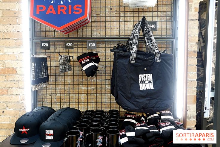 Pop-up store System of a Down à Paris - nos photos