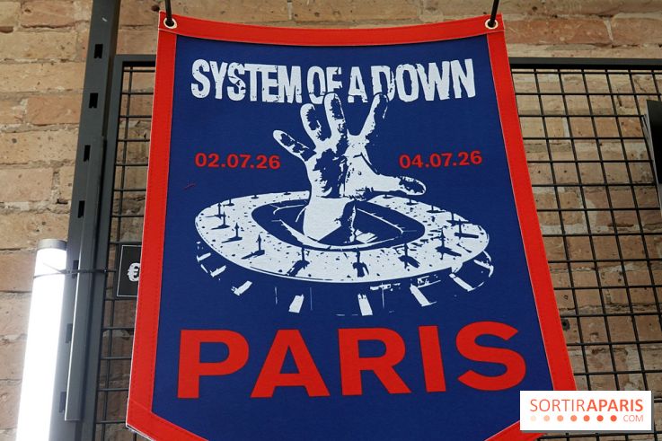 Pop-up store System of a Down à Paris - nos photos