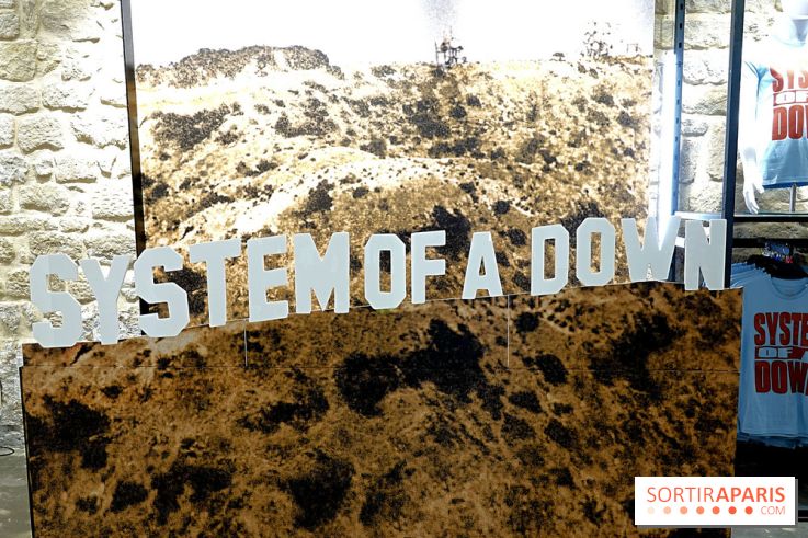 Pop-up store System of a Down à Paris - nos photos