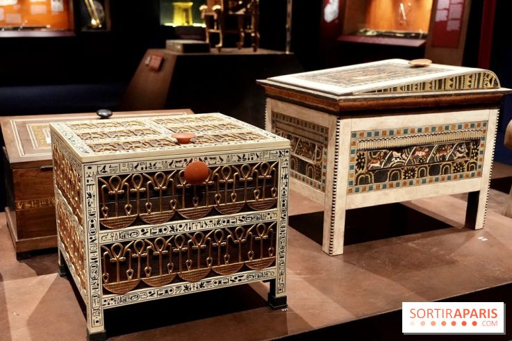 Coffres décorés du trésor de Toutânkhamon - Toutankhamon : son tombeau et ses trésors