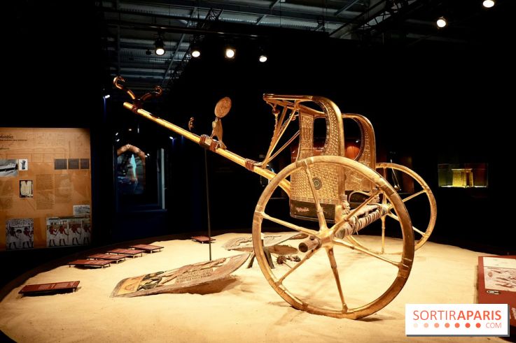 Le char de Toutânkhamon dans l’exposition - Toutankhamon : son tombeau et ses trésors