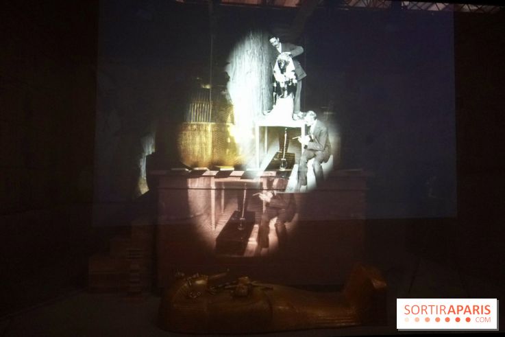 La découverte du tombeau projetée dans l’exposition - Toutankhamon : son tombeau et ses trésors