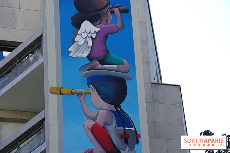 Seth, nos photos de sa nouvelle fresque monumentale à admirer dans le 19e à Paris - Seth 3