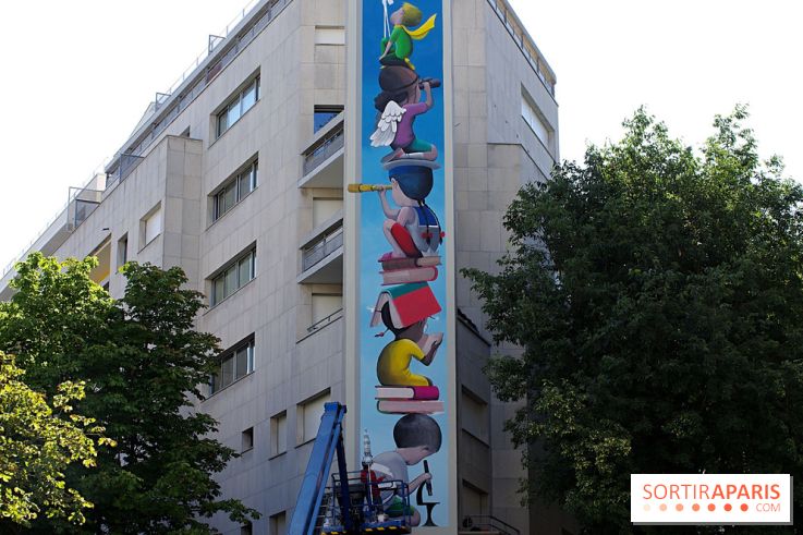 Seth, nos photos de sa nouvelle fresque monumentale à admirer dans le 19e à Paris - Seth 5
