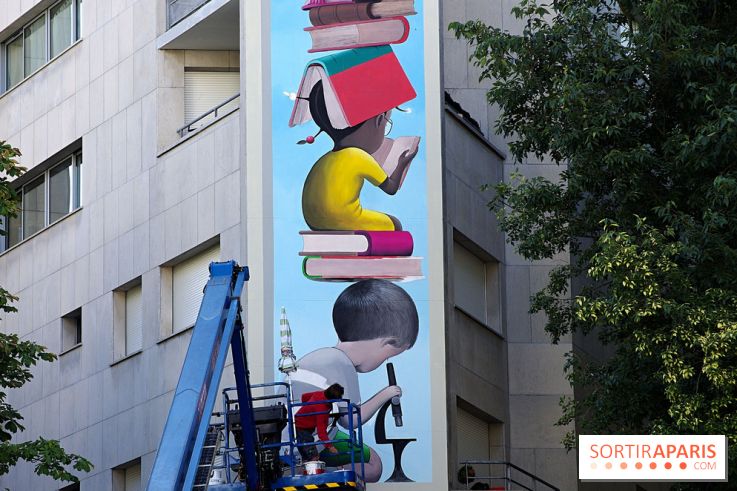 Seth, nos photos de sa nouvelle fresque monumentale à admirer dans le 19e à Paris - Seth 6