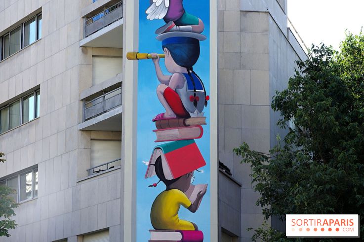 Seth, nos photos de sa nouvelle fresque monumentale à admirer dans le 19e à Paris - Seth 8