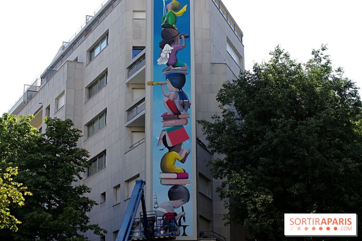Seth, nos photos de sa nouvelle fresque monumentale à admirer dans le 19e à Paris - Seth 9