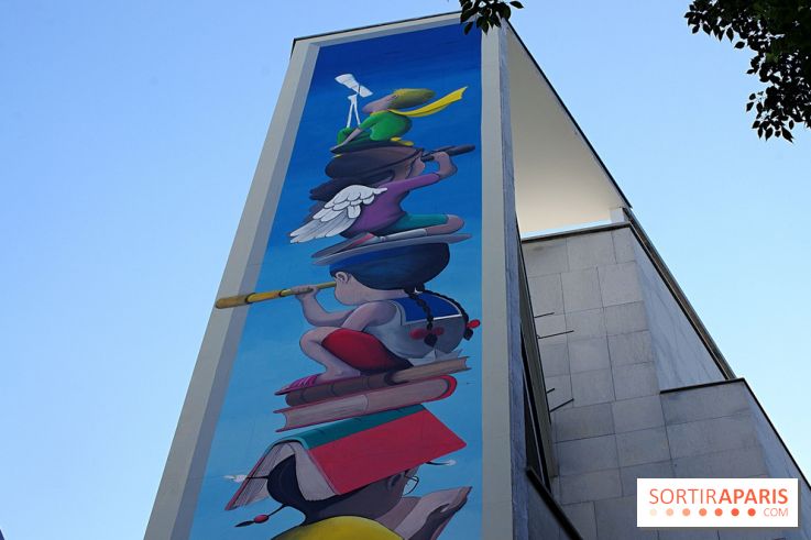 Seth, nos photos de sa nouvelle fresque monumentale à admirer dans le 19e à Paris - Seth 10