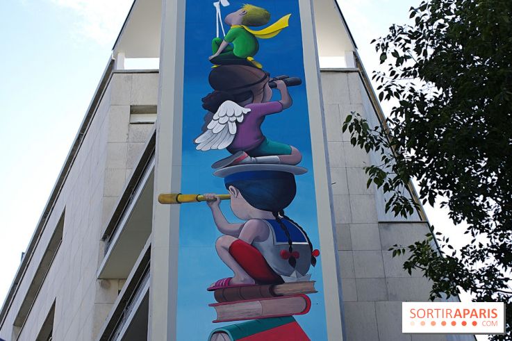Seth, nos photos de sa nouvelle fresque monumentale à admirer dans le 19e à Paris - Seth 16