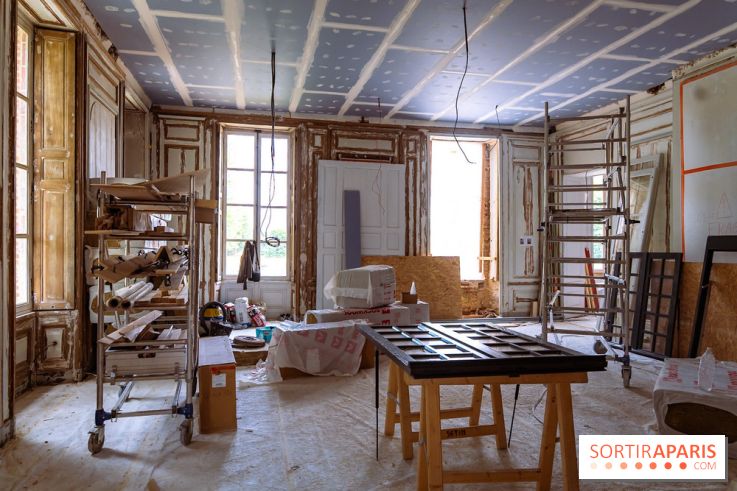 Le château de Plaisir dans les Yvelines se transforme en conservatoire - photos