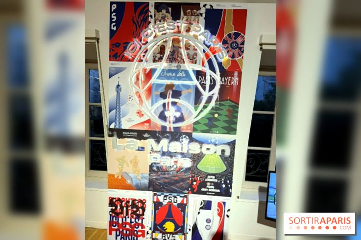 Ici C’est Paris La Maison : nos photos du pop-up gratuit du PSG à Paris - L’installation artistique du pop-up PSG