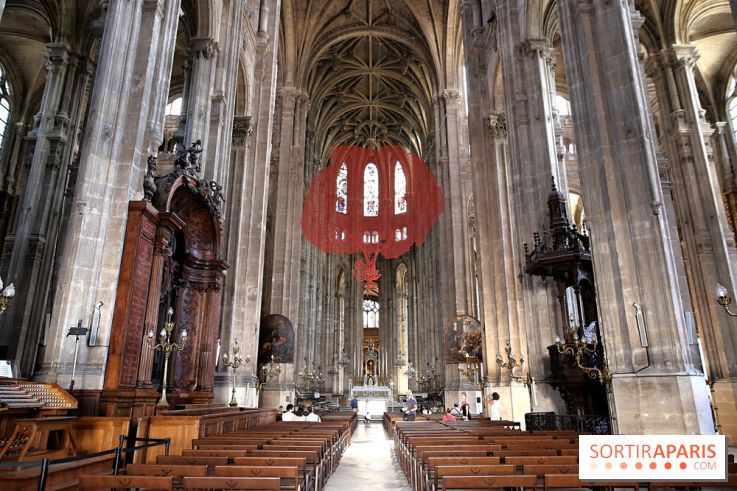Lydie Arickx : nos photos de son installation à l'église Saint-Eustache