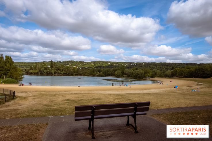 Île de loisirs du Val de Seine dans les Yvelines, plage, baignade et activités - photos