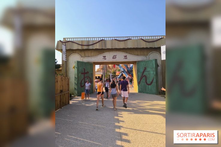 Entrée de Konoha Land au Parc Spirou Provence