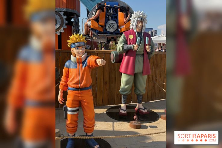 Naruto et Jiraya à Konoha Land
