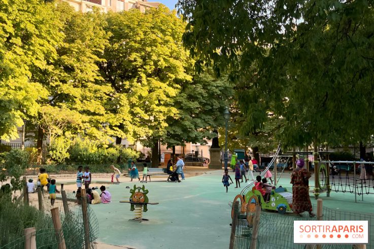 Square des Epinettes, le parc caché du 17e
