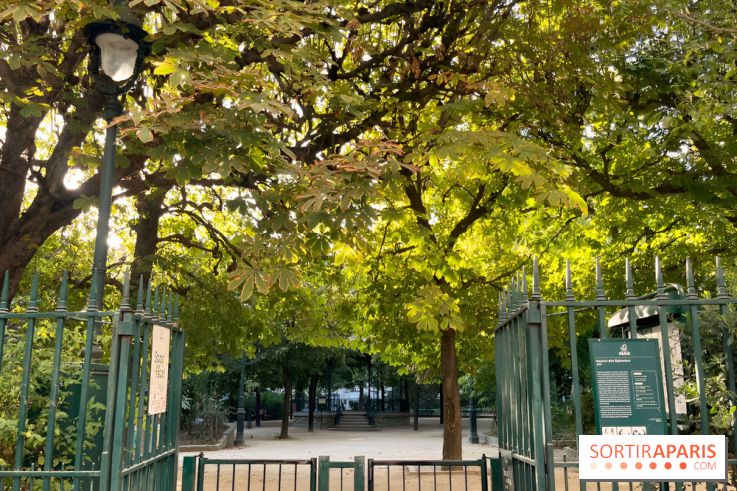 Square des Epinettes, le parc caché du 17e