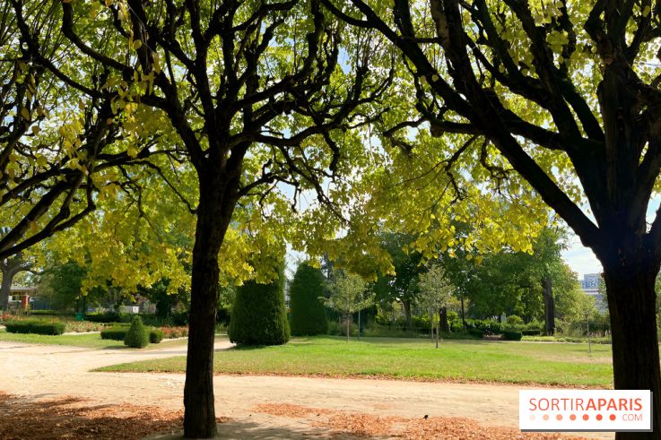 Le square Séverine, grand espace vert du 20e arrondissement