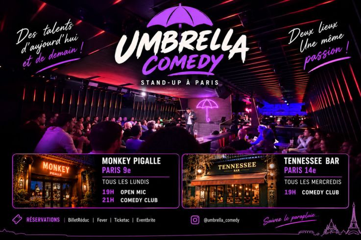 Umbrella Comedy : l’afterwork stand-up pas comme les autres, chaque lundi et mercredi à Paris