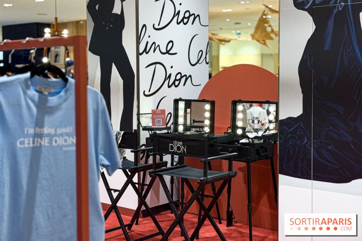 Pop-up Céline Dion aux Galeries Lafayette