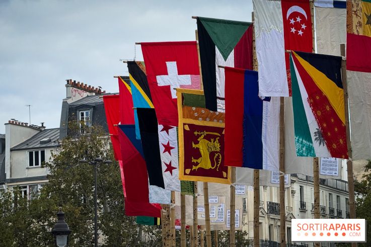La Re-prise de la Bastille, 196 drapeaux recyclés autour de la Colonne de Juillet pour la Paris Design Week 2026