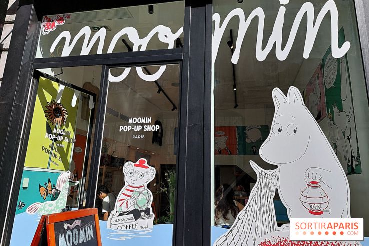 Moomin pop-up shop à Paris, nos photos
