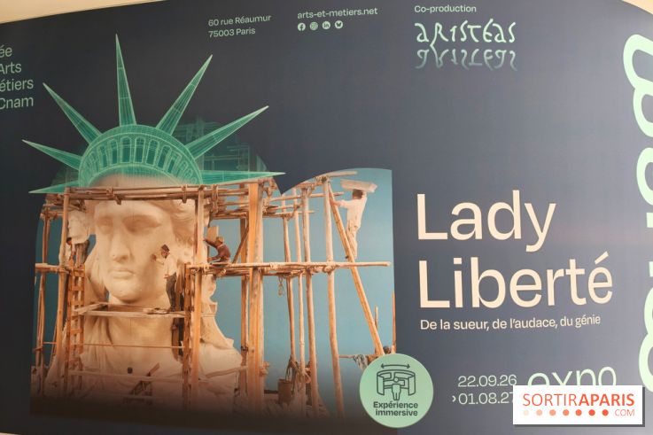 Lady Liberté : le musée des Arts et Métiers raconte la construction de la statue dans une exposition immersive