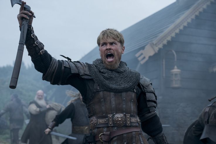 Bloodaxe - Guerrier viking en armure brandissant une hache