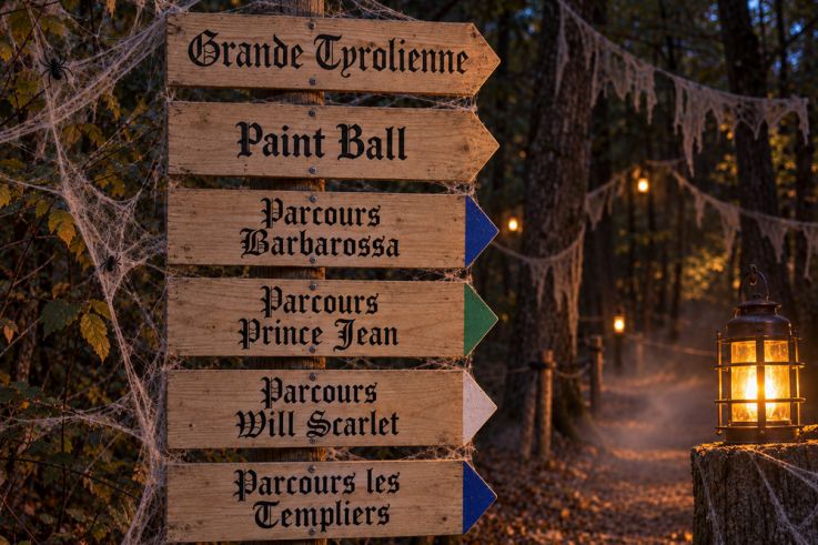 Halloween 2026 : la Forêt de la Terreur à Sherwood Parc, le plus grand parc d’aventures de France