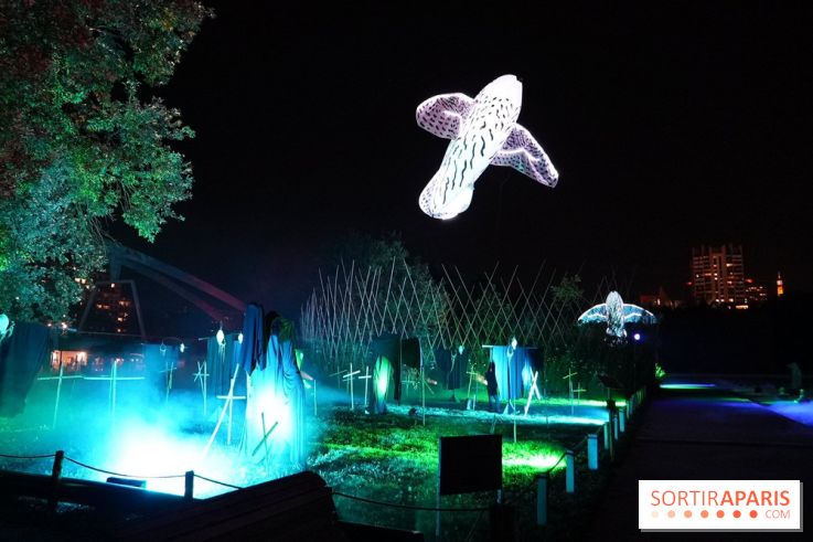 Parc de l'Étrange 2026 : Manta géant lumineux suspendu au Parc André-Citroën