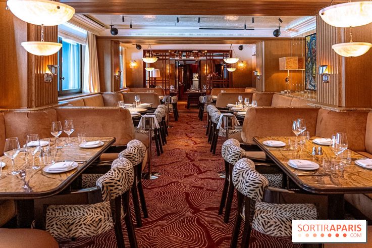 Doobie's : salle de restaurant aux banquettes et tables dressées