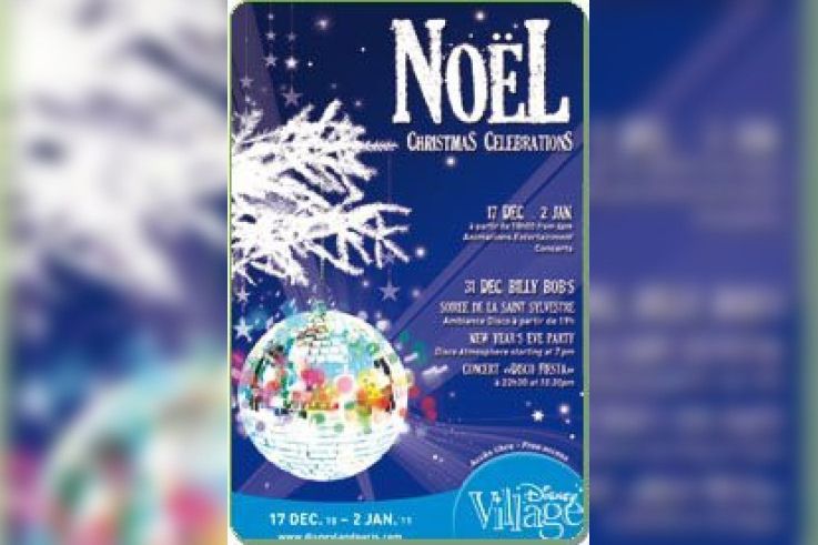 Noël Disney village