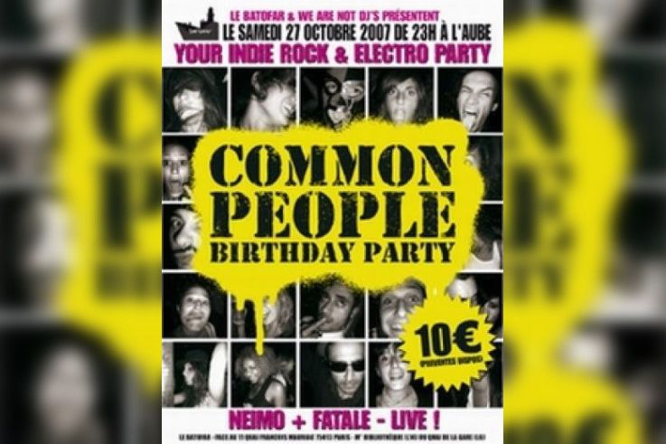 Common People Birthday Party