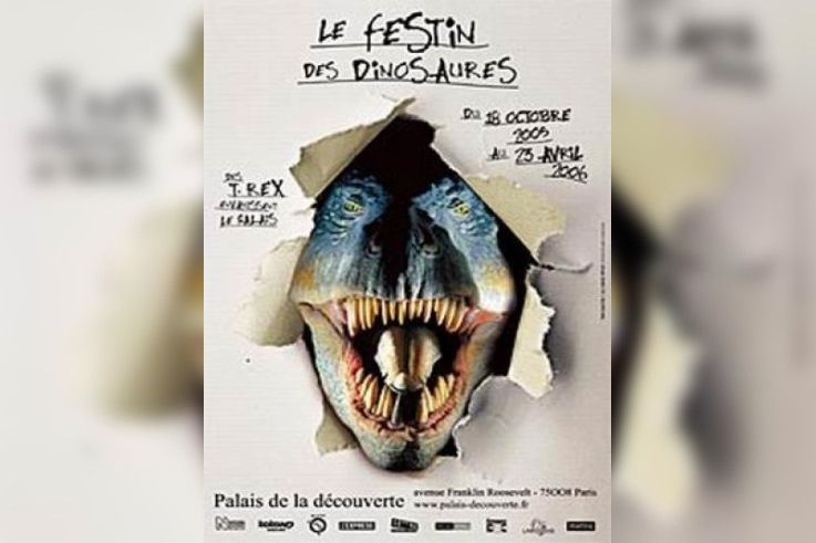 Le festin des dinosaures, des T.rex envahissent le Palais 