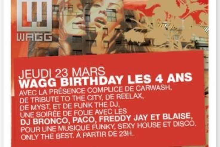 Wagg Birthday les 4 ANS