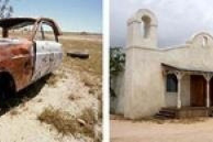 Le desert californien, ... impression