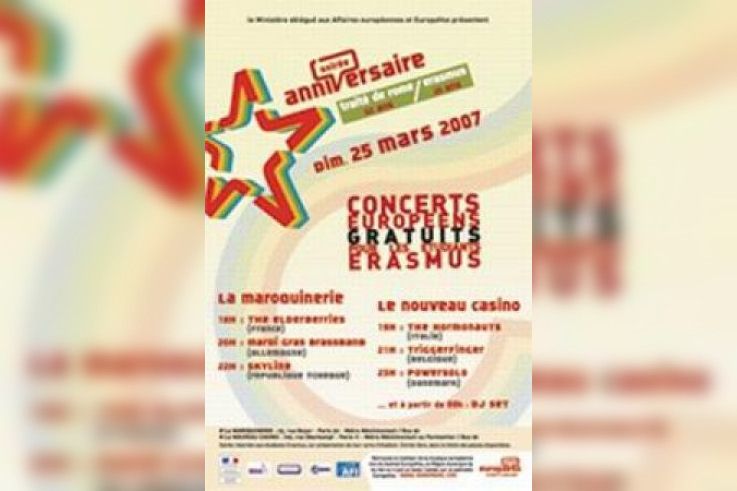 Soirée Anniversaire 50 ans du Traité de Rome / 20 ans Erasmus