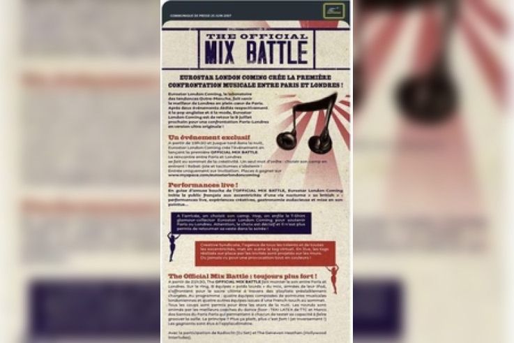 London Coming the mix battle