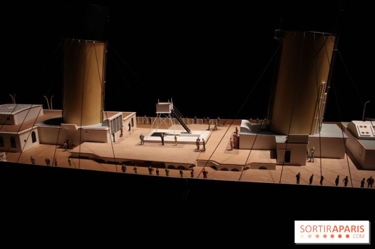Exposition Titanic au Parc des Expositions de Paris : maquette