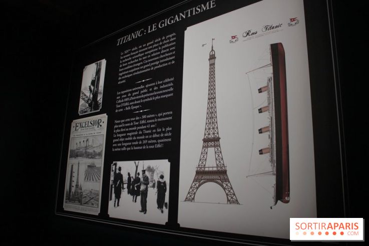 Exposition Titanic au Parc des Expositions de Paris : taille © Cyril Codus