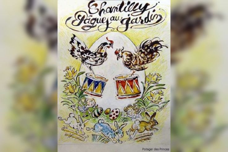 pâques au jardin, potager des princes