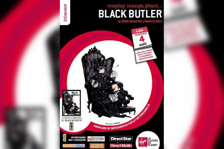 Cosplay, Black Butler, Yana Toboson, Virgin, Champs Elysées