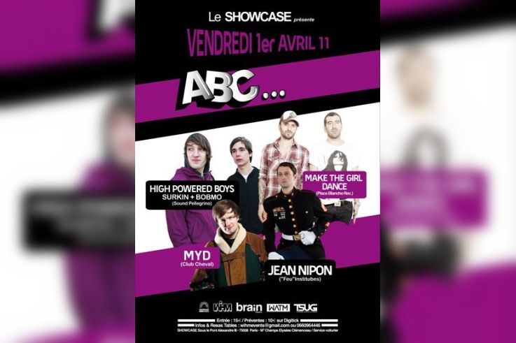 Abc, Jean Nippon, Make The Girl Dance, Showcase