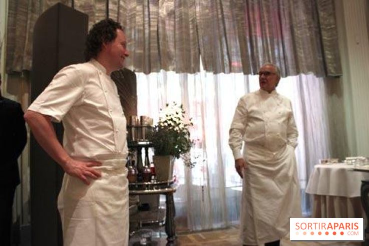 Tom Kitchin et Alain Ducasse au Plaza Athénée