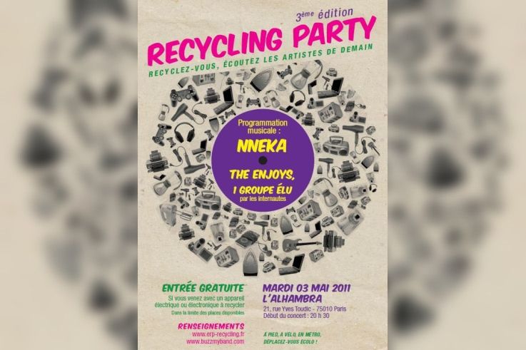 Recycling Party Tour, Alhambra, Nneka, The Enjoys