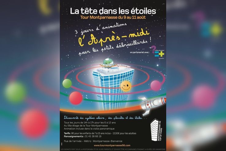 La tête dans les étoiles pour enfants
