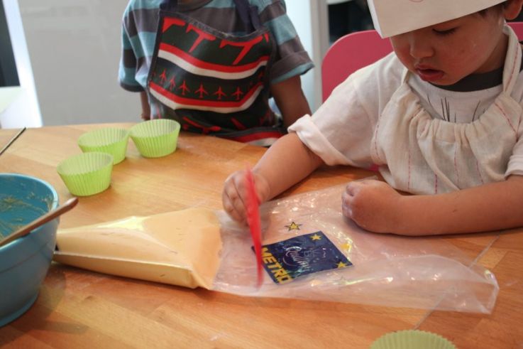 un anniversaire pour enfant à paris, cake l'atelier