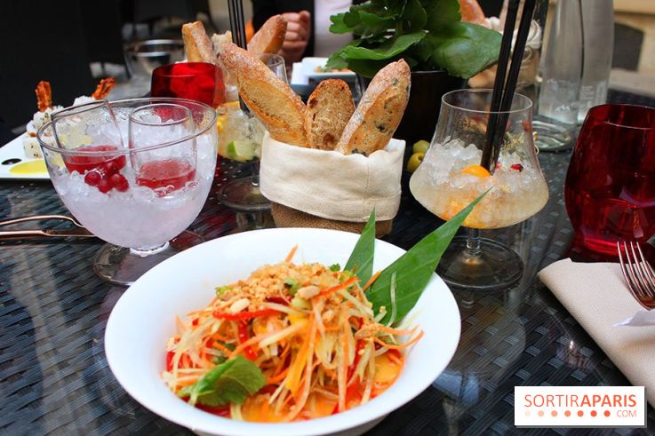 La terrasse du Buddha Bar Hotel Paris