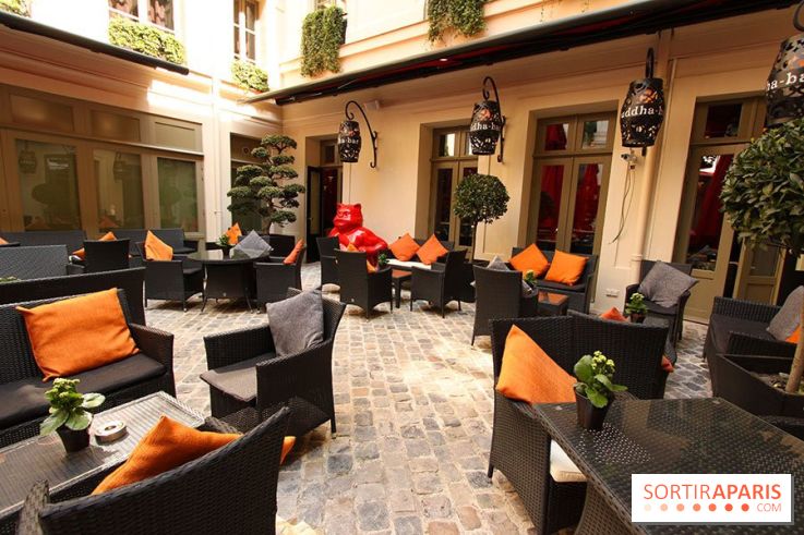La terrasse du Buddha Bar Hotel Paris